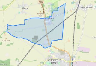 Barkston Ash Parish map